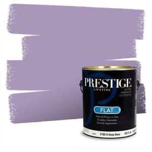 imagePRESTIGE Paints Interior Paint and Primer In One 1Gallon Satin Comparable Match of Valspar Classical VioletVS83Iris Blossom