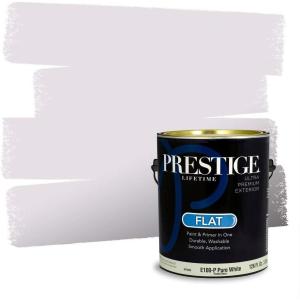 imagePRESTIGE Paints Interior Paint and Primer In One 1Gallon Satin Comparable Match of Valspar Classical VioletVS86Cool Violet