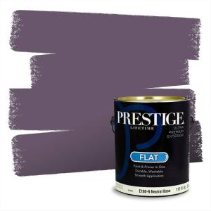 imagePRESTIGE Paints Interior Paint and Primer In One 1Gallon Satin Comparable Match of Valspar Classical VioletVS98Stormy Purple