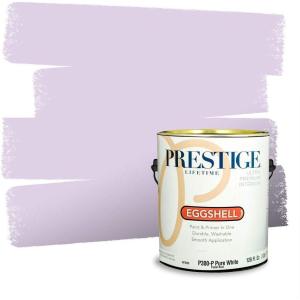 imagePRESTIGE Paints Interior Paint and Primer In One 1Gallon Satin Comparable Match of Valspar Classical VioletWhipped Plum