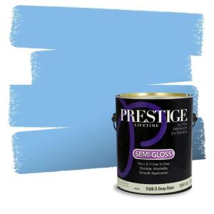 imagePRESTIGE Paints Interior Paint and Primer In One 1Gallon SemiGloss Comparable Match of Behr Siberian IceCest La Vie