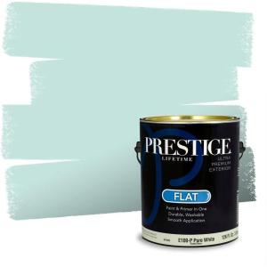imagePRESTIGE Paints Interior Paint and Primer In One 1Gallon SemiGloss Comparable Match of Behr Siberian IceMQ319PCM