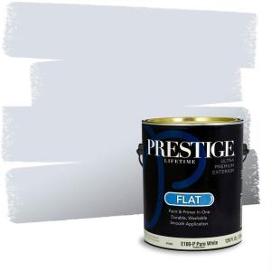imagePRESTIGE Paints Interior Paint and Primer In One 1Gallon SemiGloss Comparable Match of Behr Siberian IceMQ326PCM