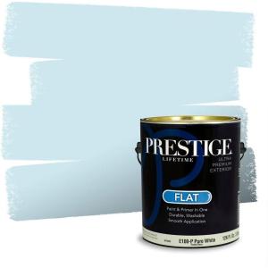 imagePRESTIGE Paints Interior Paint and Primer In One 1Gallon SemiGloss Comparable Match of Behr Siberian IceMQ352PCM