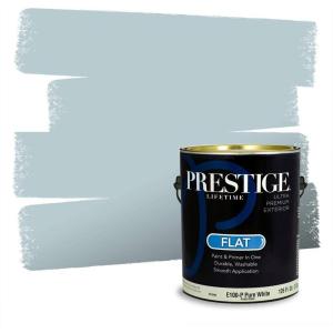 imagePRESTIGE Paints Interior Paint and Primer In One 1Gallon SemiGloss Comparable Match of Behr Siberian IceMQ354PCM