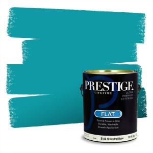 imagePRESTIGE Paints Interior Paint and Primer In One 1Gallon SemiGloss Comparable Match of Behr Siberian IceMQ420PCM