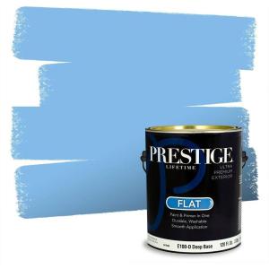 imagePRESTIGE Paints Interior Paint and Primer In One 1Gallon SemiGloss Comparable Match of Behr Siberian IceMQ427PCM
