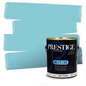 imagePRESTIGE Paints Interior Paint and Primer In One 1Gallon SemiGloss Comparable Match of Behr Siberian IceMQ450PCM