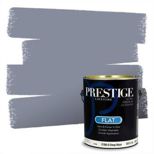 imagePRESTIGE Paints Interior Paint and Primer In One 1Gallon SemiGloss Comparable Match of Behr Siberian IceMQ512PCM