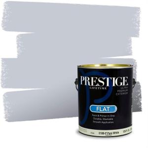 imagePRESTIGE Paints Interior Paint and Primer In One 1Gallon SemiGloss Comparable Match of Behr Siberian IceMQ518PCM
