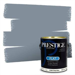 imagePRESTIGE Paints Interior Paint and Primer In One 1Gallon SemiGloss Comparable Match of Behr Siberian IceMQ520PCM