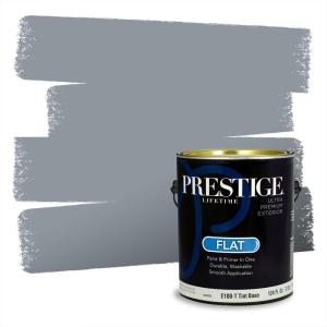 imagePRESTIGE Paints Interior Paint and Primer In One 1Gallon SemiGloss Comparable Match of Behr Siberian IceMQ521PCM