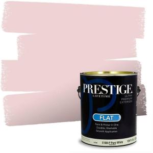 imagePRESTIGE Paints Interior Paint and Primer In One 1Gallon SemiGloss Comparable Match of Sherwin Williams Fabulous GrapeCharming Pink
