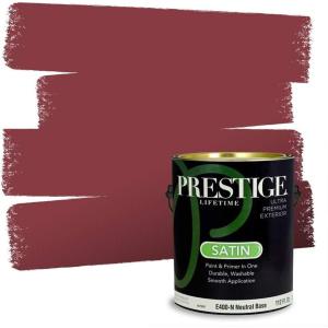 imagePRESTIGE Paints Interior Paint and Primer In One 1Gallon SemiGloss Comparable Match of Sherwin Williams Fabulous GrapeLuxurious Red