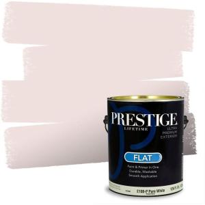 imagePRESTIGE Paints Interior Paint and Primer In One 1Gallon SemiGloss Comparable Match of Sherwin Williams Fabulous GrapePatient White