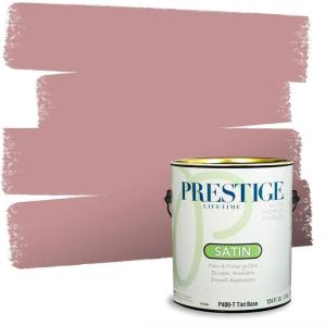 imagePRESTIGE Paints Interior Paint and Primer In One 1Gallon SemiGloss Comparable Match of Sherwin Williams Fabulous GrapePressed Flower