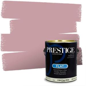 imagePRESTIGE Paints Interior Paint and Primer In One 1Gallon SemiGloss Comparable Match of Sherwin Williams Fabulous GrapeRose Embroidery