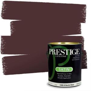 imagePRESTIGE Paints Interior Paint and Primer In One 1Gallon SemiGloss Comparable Match of Sherwin Williams FolkstoneMarooned