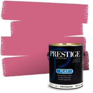 imagePRESTIGE Paints Interior Paint and Primer In One 1Gallon SemiGloss Comparable Match of Sherwin Williams HibiscusDragon Fruit
