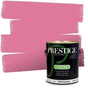 imagePRESTIGE Paints Interior Paint and Primer In One 1Gallon SemiGloss Comparable Match of Sherwin Williams HibiscusImpatient Pink