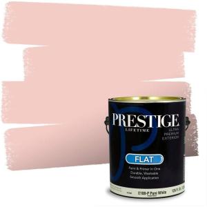 imagePRESTIGE Paints Interior Paint and Primer In One 1Gallon SemiGloss Comparable Match of Sherwin Williams HibiscusOleander