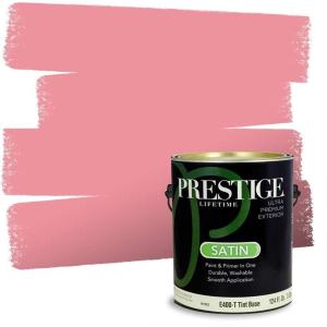 imagePRESTIGE Paints Interior Paint and Primer In One 1Gallon SemiGloss Comparable Match of Sherwin Williams HibiscusSW6591PCM