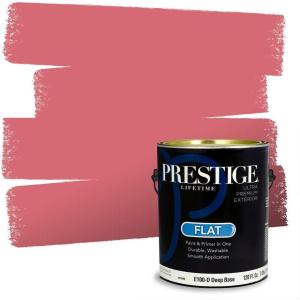 imagePRESTIGE Paints Interior Paint and Primer In One 1Gallon SemiGloss Comparable Match of Sherwin Williams HibiscusSW6592PCM