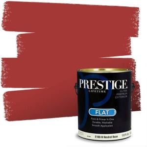 imagePRESTIGE Paints Interior Paint and Primer In One 1Gallon SemiGloss Comparable Match of Sherwin Williams HibiscusSW6601PCM