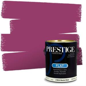 imagePRESTIGE Paints Interior Paint and Primer In One 1Gallon SemiGloss Comparable Match of Sherwin Williams HibiscusSW6841PCM