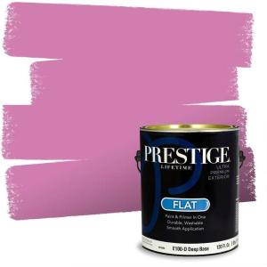 imagePRESTIGE Paints Interior Paint and Primer In One 1Gallon SemiGloss Comparable Match of Sherwin Williams HibiscusSW6847PCM