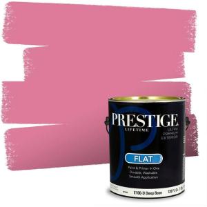 imagePRESTIGE Paints Interior Paint and Primer In One 1Gallon SemiGloss Comparable Match of Sherwin Williams HibiscusSW6854PCM