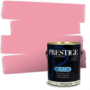 imagePRESTIGE Paints Interior Paint and Primer In One 1Gallon SemiGloss Comparable Match of Sherwin Williams HibiscusSW6857PCM