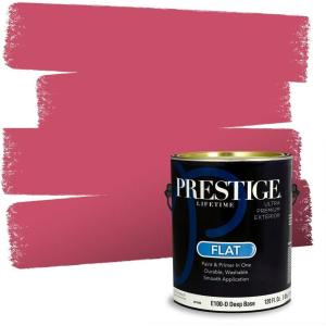 imagePRESTIGE Paints Interior Paint and Primer In One 1Gallon SemiGloss Comparable Match of Sherwin Williams HibiscusSW6860PCM
