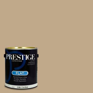 imagePRESTIGE Paints Interior Paint and Primer In One 1Gallon SemiGloss Comparable Match of Sherwin Williams Mannered GoldSW6143PCM