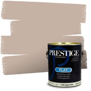 imagePRESTIGE Paints Interior Paint and Primer In One 1Gallon SemiGloss Comparable Match of Sherwin Williams Nomadic DesertSW6086PCM