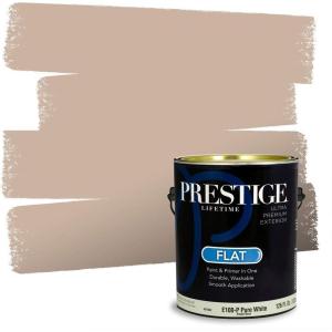 imagePRESTIGE Paints Interior Paint and Primer In One 1Gallon SemiGloss Comparable Match of Sherwin Williams Nomadic DesertSW6093PCM
