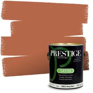 imagePRESTIGE Paints Interior Paint and Primer In One 1Gallon SemiGloss Comparable Match of Sherwin Williams PersimmonReynard