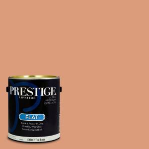 imagePRESTIGE Paints Interior Paint and Primer In One 1Gallon SemiGloss Comparable Match of Sherwin Williams PersimmonSW6346PCM