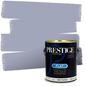 imagePRESTIGE Paints Interior Paint and Primer in One 1 Gallon Eggshell Prim and ProperCove Gray