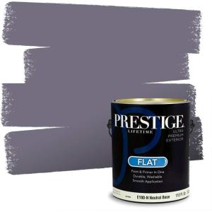 imagePRESTIGE Paints Interior Paint and Primer in One 1 Gallon Eggshell Prim and ProperDiplomat Gray