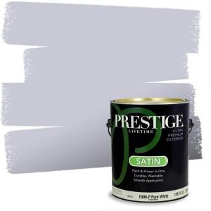 imagePRESTIGE Paints Interior Paint and Primer in One 1 Gallon Eggshell Prim and ProperFoggy Morning