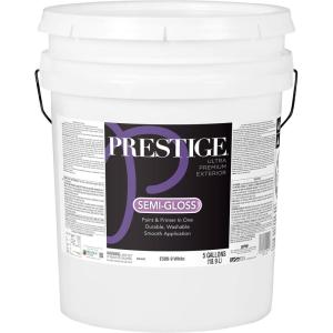 imagePRESTIGE Paints Interior Paint and Primer in One 1 Gallon Flat White640 Fl Oz Pack of 1