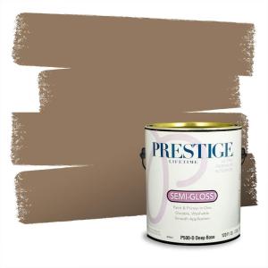 imagePRESTIGE Paints P500D30029BVP Paint and Primer In One 1 gallon Mocha Syrup