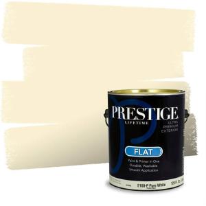 imagePrestige Paints Interior Paint and Primer In One 1Gallon Flat Comparable Match of Valspar Du JourChampagne Tickle