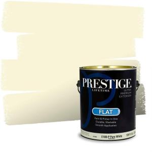 imagePrestige Paints Interior Paint and Primer In One 1Gallon Flat Comparable Match of Valspar Du JourEnlightenment
