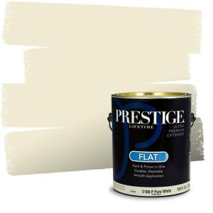 imagePrestige Paints Interior Paint and Primer In One 1Gallon Flat Comparable Match of Valspar PromenadeFeathered Fern