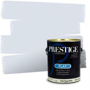 imagePrestige Paints Interior Paint and Primer In One 1Gallon Flat Comparable Match of Valspar PromenadeSapphire Glow
