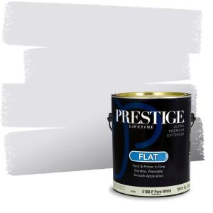imagePrestige Paints Interior Paint and Primer In One 1Gallon Flat Comparable Match of Valspar PromenadeSoft Silk