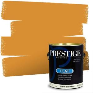 imagePrestige Paints Interior Paint and Primer in One Comparable Match of Sherwin Williams Carnival Semi Gloss 1 GallonCurry