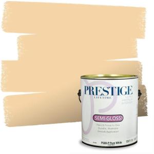 imagePrestige Paints Interior Paint and Primer in One Comparable Match of Sherwin Williams Carnival Semi Gloss 1 GallonSW6666PCM
